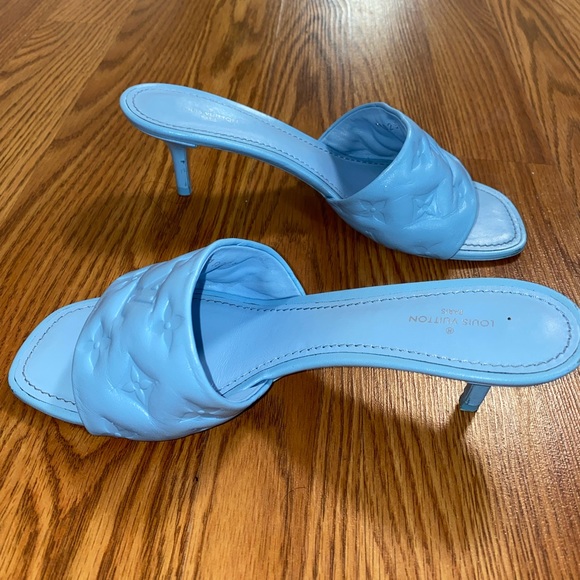 Louis Vuitton Blue Revival Mule - Picture 3 of 4